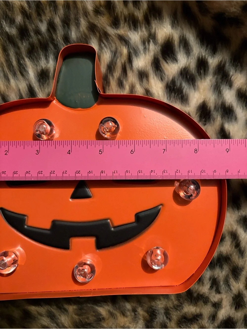 🆕HTF Pumpkin Jack-o-Lantern Marquee Halloween Decor